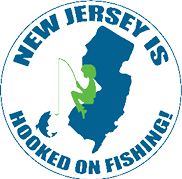 New Jersey is Hooked on Fishing Logo