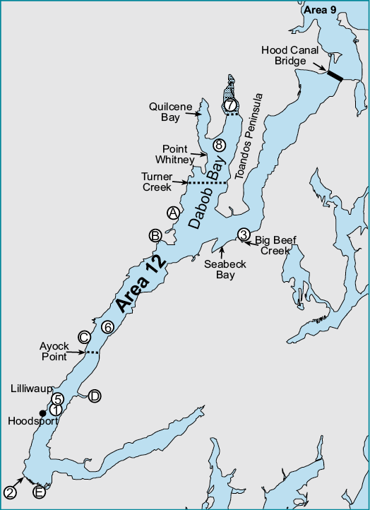 Map of Marine Area 12