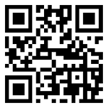 QR code linking to a sturgeon reporting or survey resource for Delaware waters.