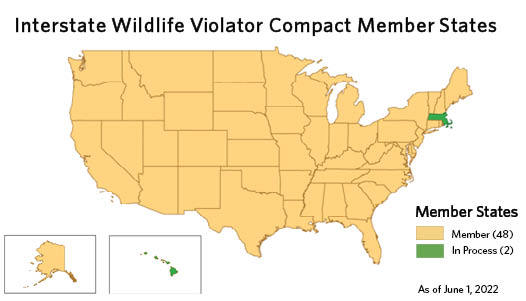 Interstate Wildlife Violator Compact Member States