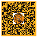 QR code with a Maryland Safe Hunter logo in the center, used for accessing hunter education resources.