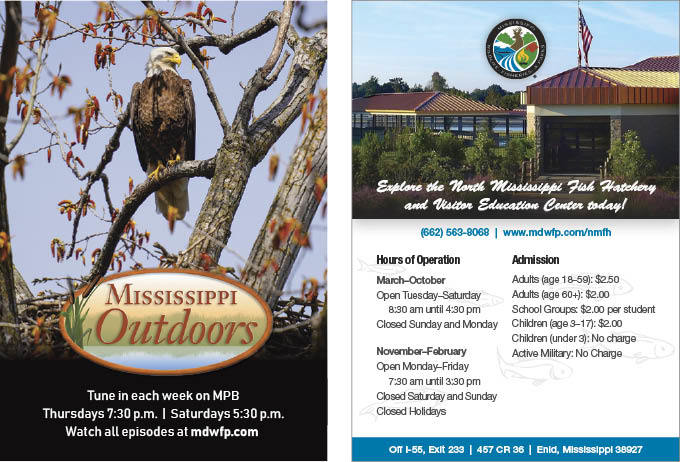 Mississippi Outdoors TV and North Mississippi Fish Hatchery & Visitor Education Center