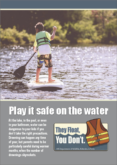 Personal Floatation Device Water Safety graphic