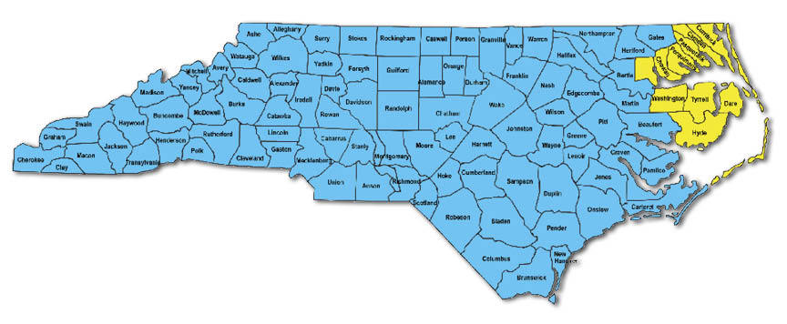 North Carolina Goose Zone Map