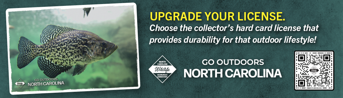 Upgrade Your North Carolina Fishing License to a Collector's Hard Card License