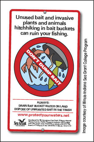 Don’t Dump Bait Information - learn more at ProtectYourWaters.net