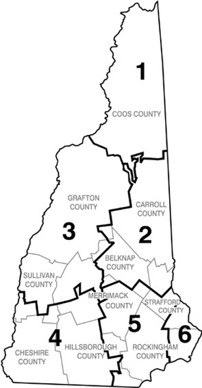 New Hampshire District Map