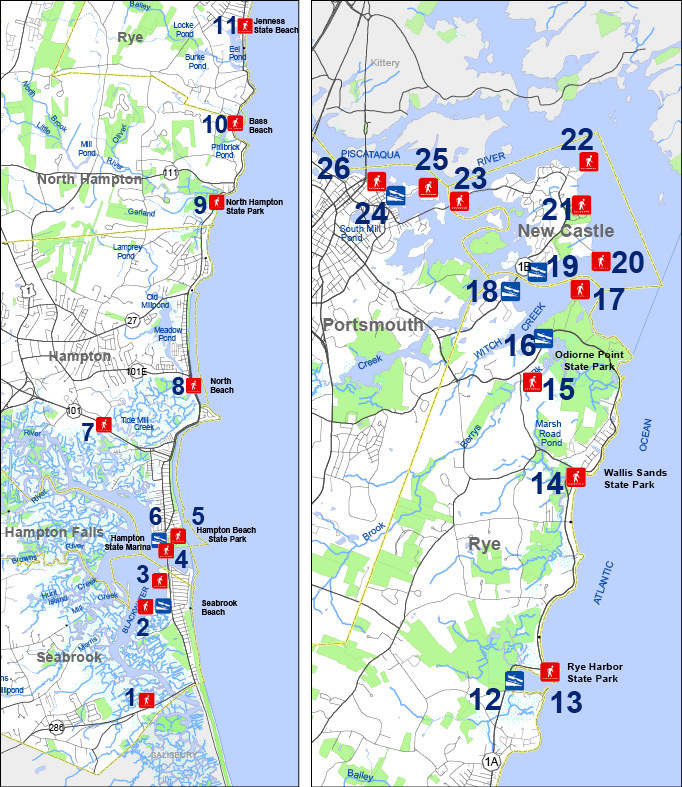 Great bay access sites map 2
