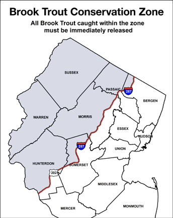 Brook Trout Conservation Zone Map