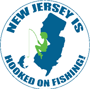New Jersey is Hooked on Fishing Logo