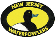 Logo for New Jersey Waterfowlers, a group of experienced waterfowlers throughout New Jersey who join together dedicating their time and energy to present the New Jersey Waterfowlers Clinic—an all day, free seminar covering “everything you ever wanted to know” about the traditions of waterfowl hunting in New Jersey.