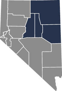 Nevada Eastern Region Map