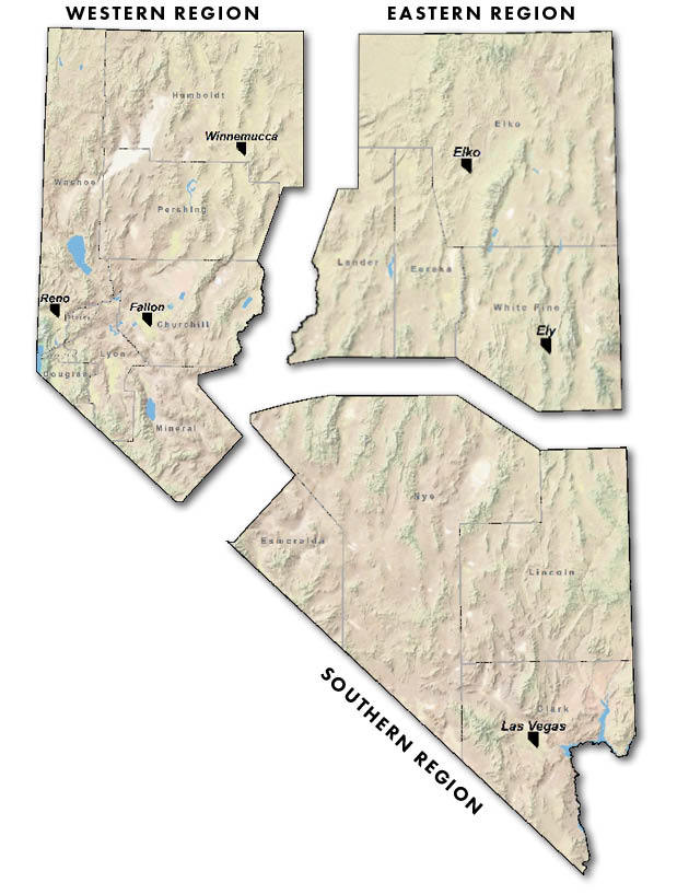 Nevada Regions