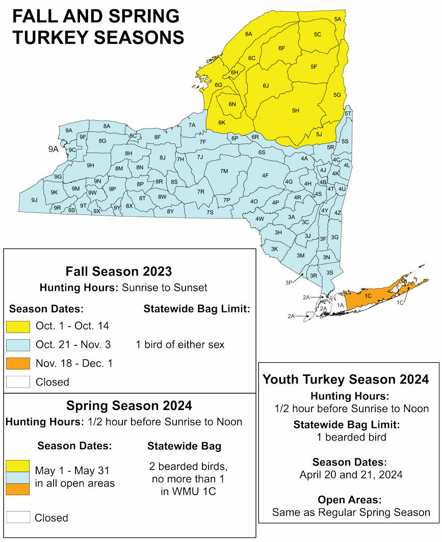 New York Turkey Hunting Seasons