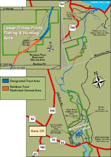 Lower Illinois River map.