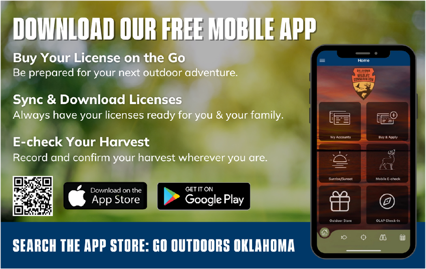 Go Outdoors Oklahoma Free Mobile App