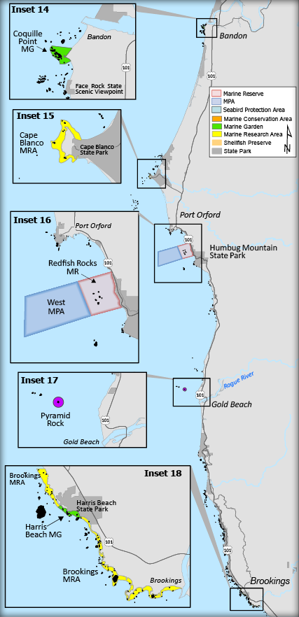Management Designations for Marine Areas - Oregon Fishing