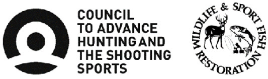 Wildlife & Sport Fish Restoration logo and Council to Advance Hunting and Shooting Sports logo