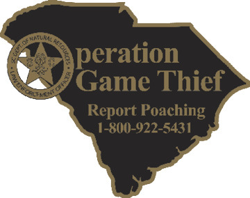 SCDNR Law Enforcement Operation Game Thief logo.