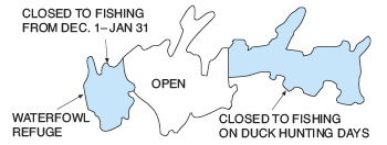 Woods Reservoir Map