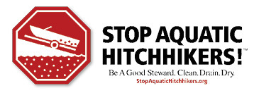 Stop Aquatic Hitchikers Logo