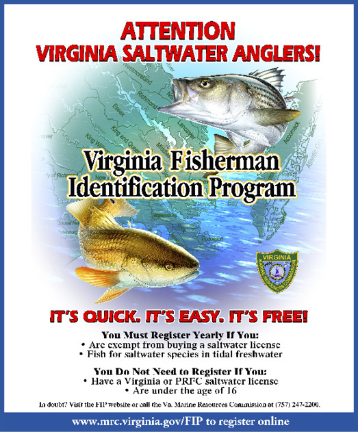 Virginia Fisherman Identification Program Information