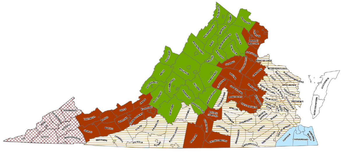 Virginia Bear Hunting Seasons Map
