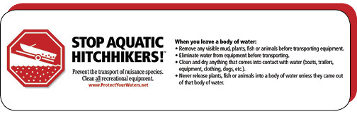Stop Aquatic Hitchhikers - Information for Preventing the Spread of Invasive Species