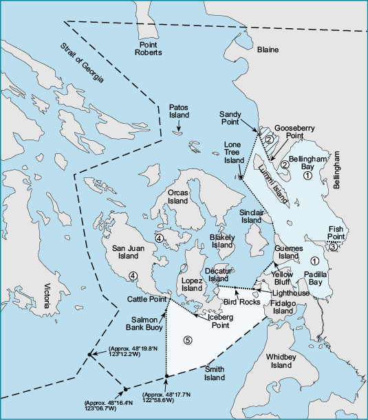 Map of Marine Area 7