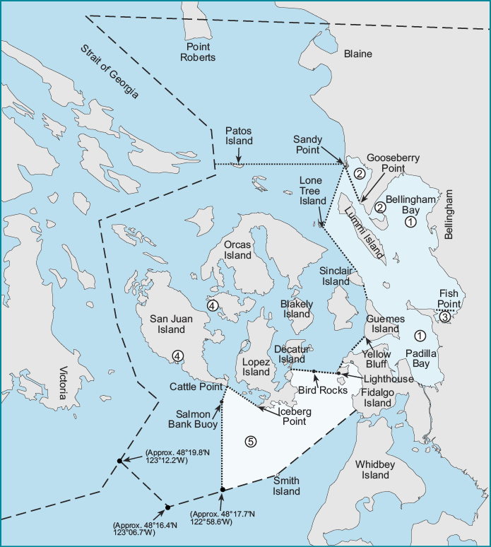 Map of Marine Area 7