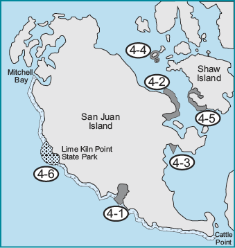 Inset map of Section 4 in Marine Area 7