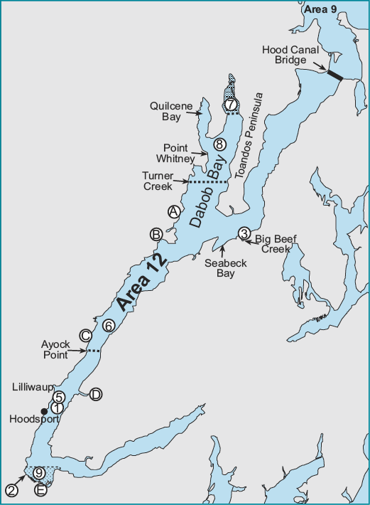 Map of Marine Area 12