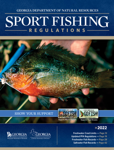 2022 Georgia Sport Fishing Regulations Guide Cover