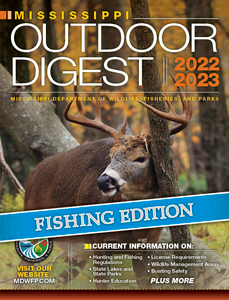 2022-2023 Mississippi Outdoor Digest Cover - Fishing Edition