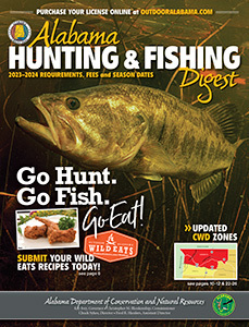 2023 Alabama Hunting and Fishing Regulations Cover