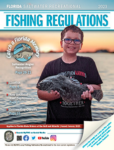 2023 Florida Saltwater Fishing Regulations Cover