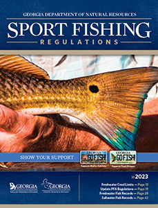 2023 Georgia Fishing Regulations Cover