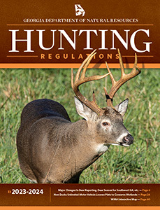2023 Georgia Hunting Regulations Cover