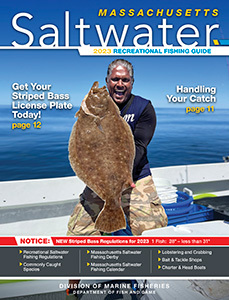 2023 Massachusetts Saltwater Fishing Regulations Cover