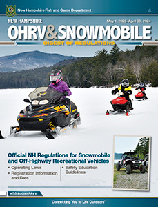 2023 New Hampshire OHRV and Snowmobile Regulations Guide Cover