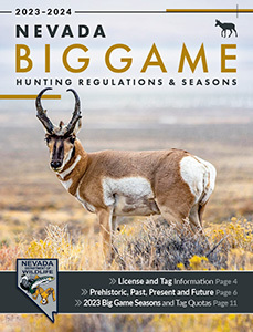 2023 Nevada Big Game Hunting Regulations Cover