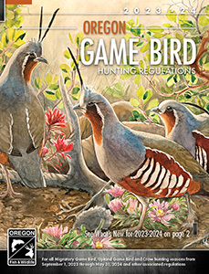 Oregon Game Bird Hunting Regulations Cover