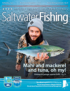 2023 Rhode Island Saltwater Fishing Regulations Cover