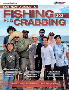 2024 Maryland Fishing and Crabbing Regulations Cover
