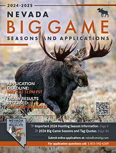 2024 Nevada Big Game Hunting Seasons & Applications Regulations Cover