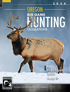 2024 Oregon Big Game Hunting Regulations Cover