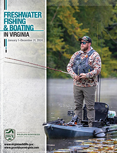 2024 Virginia Freshwater Fishing & Boating Regulations Cover