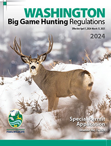 2024 Washington Hunting Regulations Cover