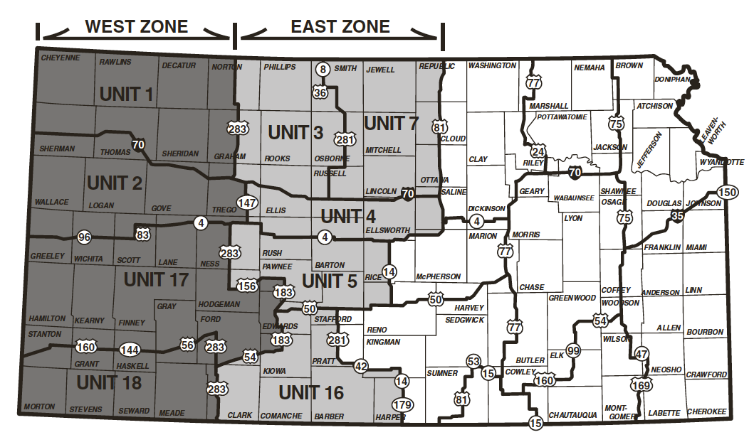 EITHER-SPECIES/ EITHER-SEX ZONES (RESIDENT)