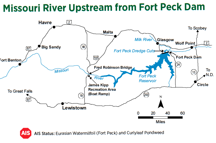 Missouri River Upstream from Fort Peck Dam